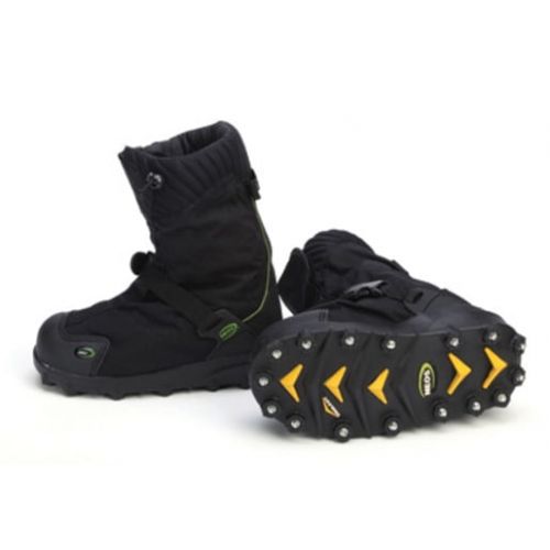  Servus by Honeywell Large NEOS Explorer Black Insulated Rubber And Nylon Overshoes With STABILicers Cleated Outsoles