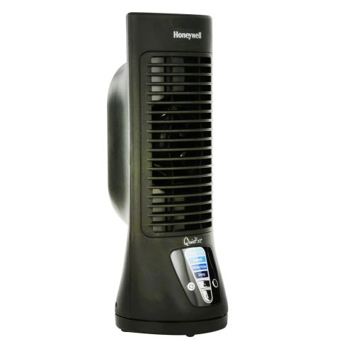  Honeywell QuietSet Slim Mini Tower Fan, HTF210B, Black