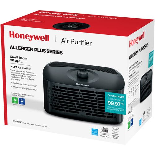  Honeywell HPA020B True HEPA Portable Tabletop Air Purifier