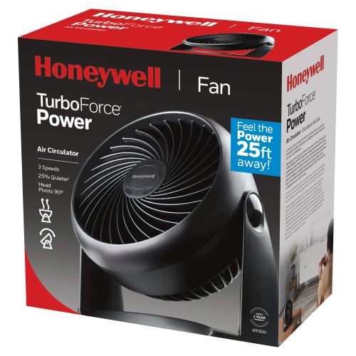  Honeywell HT-900 TurboForce Air Circulator Fan Black