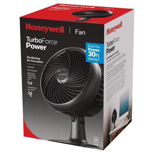  Honeywell Turbo Force Oscillating Table Fan, HT-906