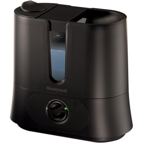  Honeywell Top Fill Cool Mist Humidifier Black Ultra Quiet with Auto Shut-Off, Variable Settings, Removeable Tank & Rotating Mist Nozzle for Medium to Large Rooms, Bedroom, Baby Roo