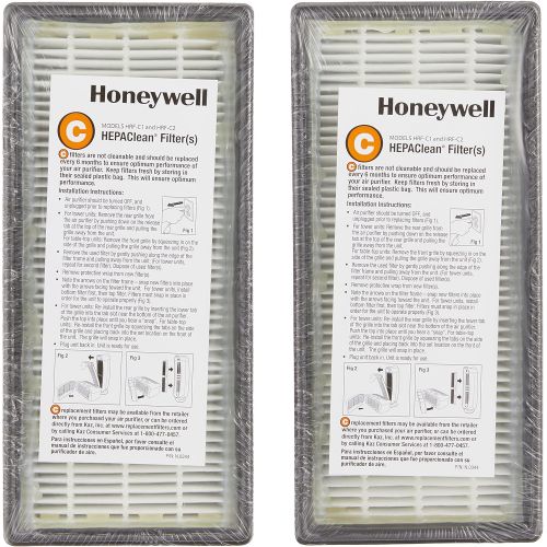  Honeywell HEPAClean Air, 2 count, C Filter, 2 count