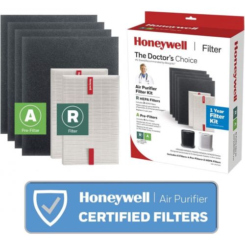  Honeywell Air Purifier, HPA200, Black True HEPA Filter Value Combo Pack for HPA200 Series Air Purifiers