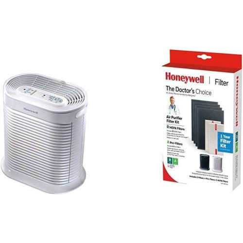  Honeywell True HEPA Allergen Remover, HPA204, White True HEPA Filter Value Combo Pack for HPA200 Series Air Purifiers