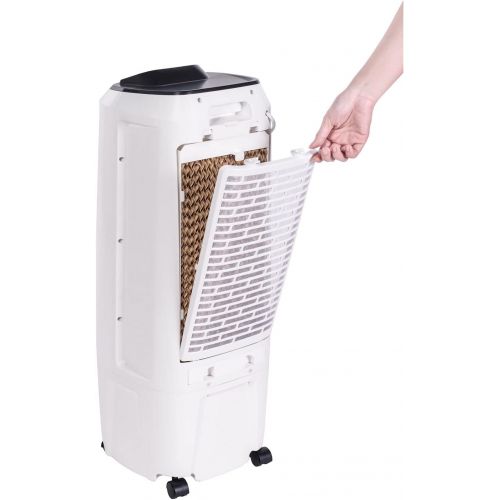  Honeywell 194 CFM Indoor Evaporative Air Cooler (Swamp Cooler) with Remote Control in White