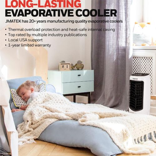  Honeywell 194 CFM Indoor Evaporative Air Cooler (Swamp Cooler) with Remote Control in White