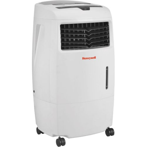  Honeywell 500 CFM Indoor Portable Evaporative Cooler with Fan & Humidifier, Carbon Dust Filter & Remote Control, CL25AE