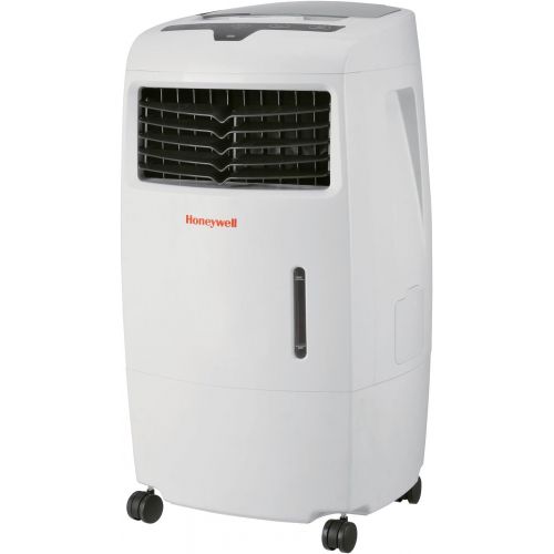  Honeywell 500 CFM Indoor Portable Evaporative Cooler with Fan & Humidifier, Carbon Dust Filter & Remote Control, CL25AE