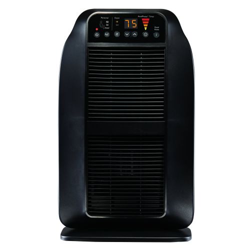  Honeywell HCE840B HeatGenius Ceramic Heater Black Energy Efficient 1500 Watt Custom Comfort with 6 Heat Settings, Quiet Mode & Auto-Off Heat Phase Timer for Home, School or Office