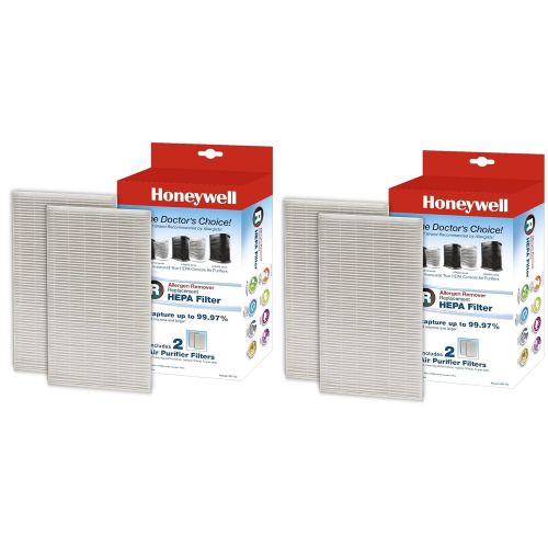  Honeywell True HEPA Replacement Filter, HRF-R2 - 2 Packs Of 2 Filters (4 Total Filters)