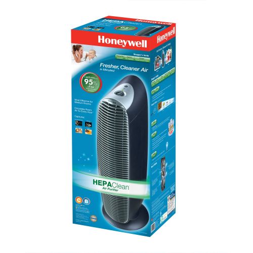  Honeywell HHT-081 HEPAClean Tower Air Purifier, 170 sq ft