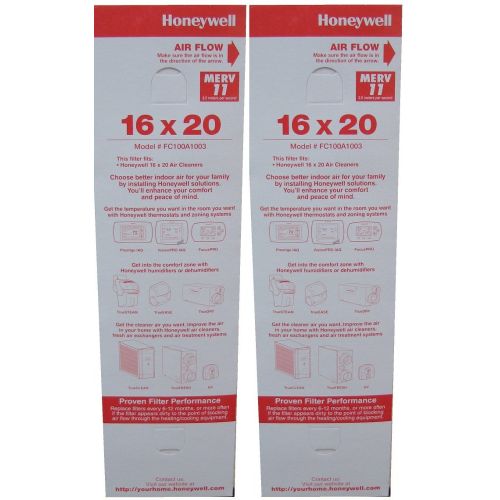  Honeywell Replacement Media - FC100A1003- 16x20,2 pack