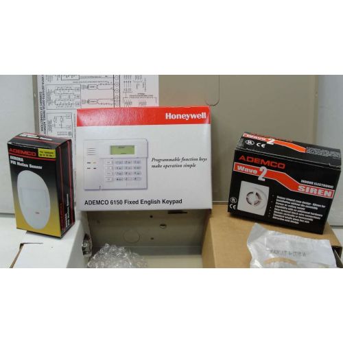  Honeywell Ademco Vista 20p With 6160 Keypad Version: 9.12 Alarm Kit