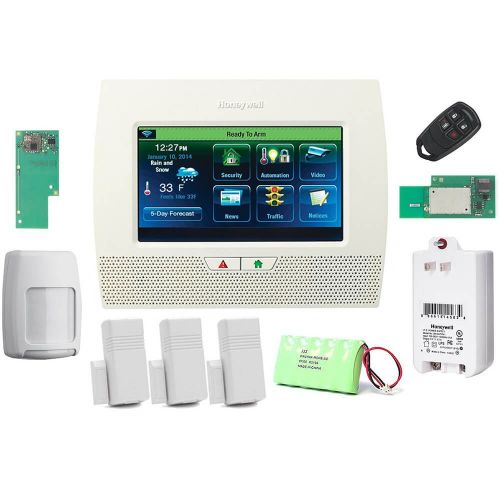  Honeywell Lynx Touch L7000 Wireless ResidentialCommercial Security Alarm Kit with Wifi and Zwave Module