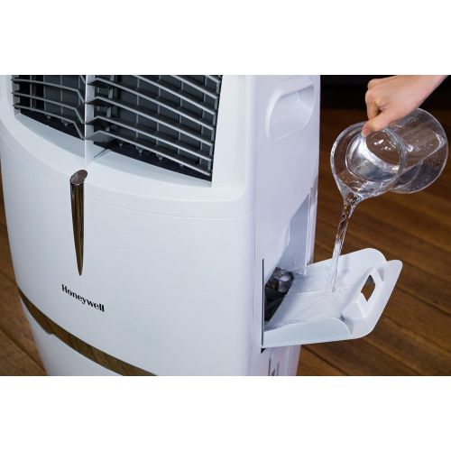  Honeywell Cl30xcww Indoor Evaporative Air Cooler, White Home Comfort