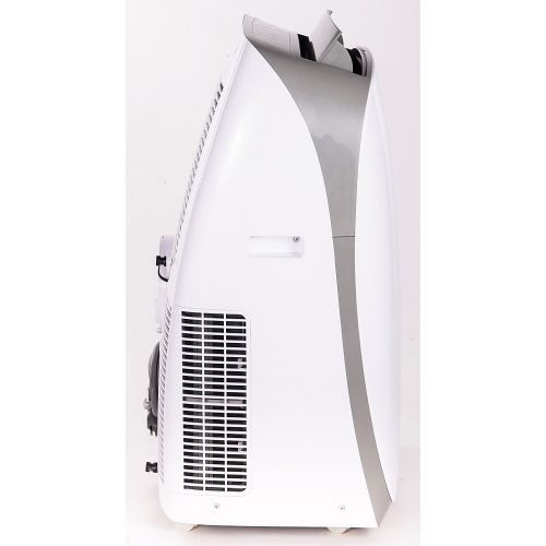  Honeywell HL12CESWG Contempo Series Portable Air Conditioner with Dehumidifier & Fan, GrayWhite
