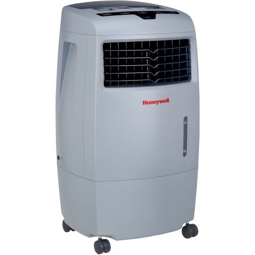  Honeywell 500 CFM Indoor Outdoor Portable Evaporative Cooler with Fan & Humidifier, Washable Dust Filter & Remote Control, CO25AE