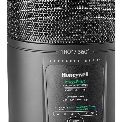  Honeywell EnergySmart Ceramic Surround Whole Room Heater - Black