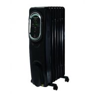 Honeywell HZ-789 EnergySmart Electric Oil Filled Radiator Whole Room Heater, Black, 24.45H x 9.06D x 13.74W (HZ789)