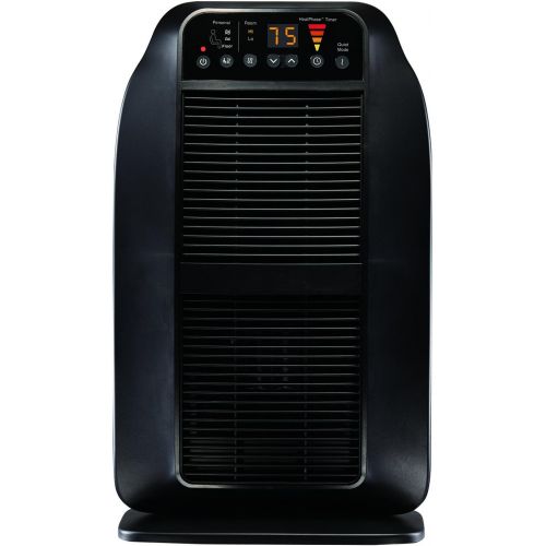  Honeywell HeatGenius Ceramic Heater, Black ? Easy to Use Space Heater with Multi-Directional Heating, Digital Controls and Programmable Thermostat