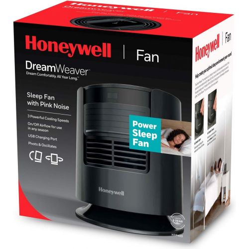  Honeywell Dreamweaver Sleep Fan, Black