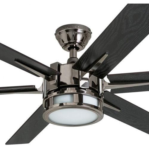  Honeywell Ceiling Fans 51035-01Kaliza Modern LED Ceiling Fan with Remote Control, 6 Blade Large 56, Gun Metal 52