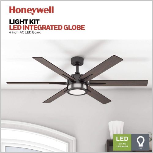  Honeywell 51036 Kaliza Modern Ceiling Fan with Remote Control, 56, Espresso