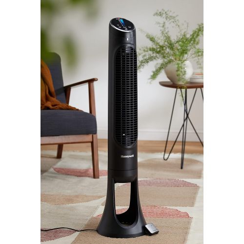  [아마존베스트]Honeywell Quiet-Set Tower Fan with Remote Control, black, HYF290E4