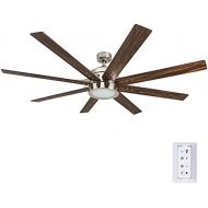 [아마존베스트]Honeywell Ceiling Fans Honeywell 50608-01 Xerxes Ceiling Fan with Remote Control, 62” Blades, Brushed Nickel