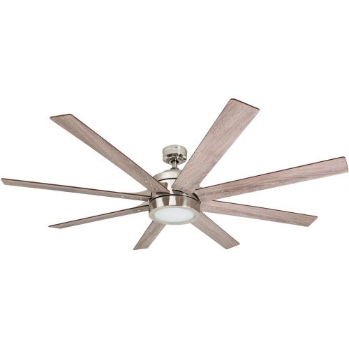  [아마존베스트]Honeywell Ceiling Fans Honeywell 50608-01 Xerxes Ceiling Fan with Remote Control, 62” Blades, Brushed Nickel