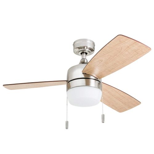  Honeywell Ceiling Fans 50616-01 Barcadero Ceiling Fan, 44, Brushed Nickel