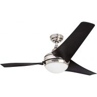 Honeywell Ceiling Fans 50195 Rio 54 Ceiling Fan with Integrated Light Kit and Remote Control, Brushed Nickel