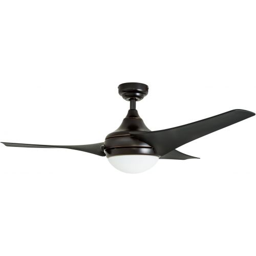  Honeywell Ceiling Fans 50195 Rio 54 Ceiling Fan with Integrated Light Kit and Remote Control, Brushed Nickel