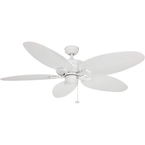  Honeywell Ceiling Fans Honeywell Duvall 52-Inch Tropical Ceiling Fan with Five Wet Rated Wicker Blades, IndoorOutdoor Rated, Bronze