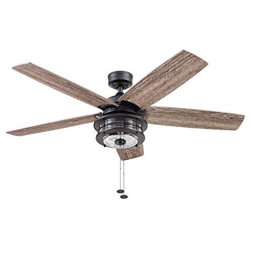  Honeywell Ceiling Fans 51631-01 Foxhaven Ceiling Fan, 52, Matte Black