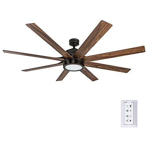  Honeywell Ceiling Fans 50609-01 Xerxes Ceiling Fan with Remote Control, 62”, Espresso Bronze