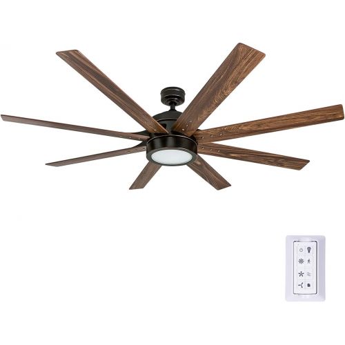  Honeywell Ceiling Fans 50609-01 Xerxes Ceiling Fan with Remote Control, 62”, Espresso Bronze