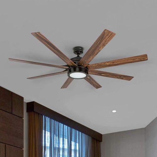  Honeywell Ceiling Fans 50609-01 Xerxes Ceiling Fan with Remote Control, 62”, Espresso Bronze