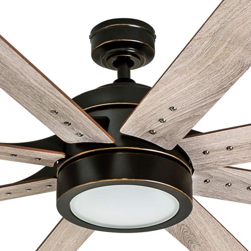  Honeywell Ceiling Fans 50609-01 Xerxes Ceiling Fan with Remote Control, 62”, Espresso Bronze