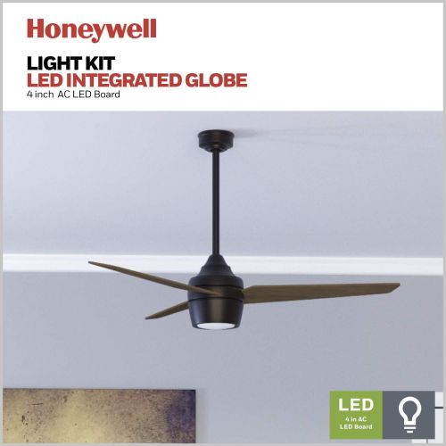  Honeywell Ceiling Fans 50603-01 Remote Control Led Eamon Modern Ceiling Fan, 52, Bronze