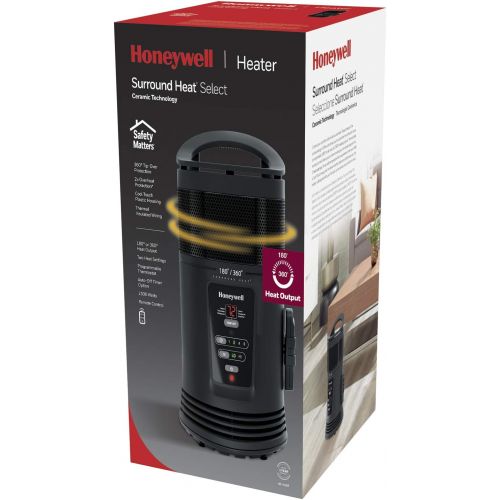  Honeywell EnergySmart Ceramic Surround Whole Room Heater - Black