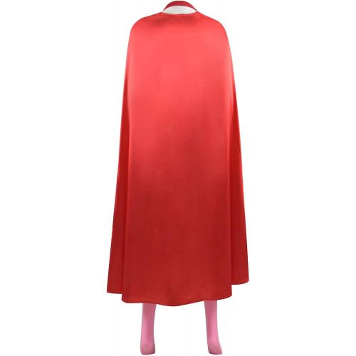  할로윈 용품HongChang Vision Cosplay Costume Jumpsuit Cloak Wanda Maximoff Scarlet Witch Outfits Halloween Adult Mens Full Set