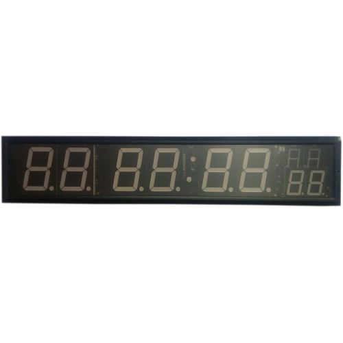  HongHao 4 8Digits 2Bluce 4Red LED Countdown Clock Workout Timer For Garage Home Gym Crossfit Training EMOM Tabata Fitness Timer