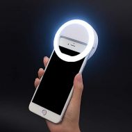 [아마존베스트]Selfie Ring Light,Hongdayi Clip On Selfie Light for Phone Camera 3-Level Brightness Mini Selfie LED Camera Light for iPhone,iPad,Sumsung Galaxy,Sony, Motorola,Smart Phones,Photogra