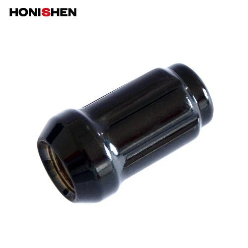  Hongsheng Auto Accessory Hongsheng Black 6 Spline Drive/Tuner Wheel/Lug Nuts,1.35 Tall (12x1.5)