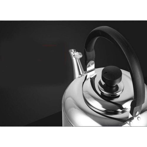  Hongyuantongxun Teapot - Whistling my fastest boiling, 304 stainless steel teapot - large capacity 5L-6L-7L (Capacity : 7L, Color : Silver)