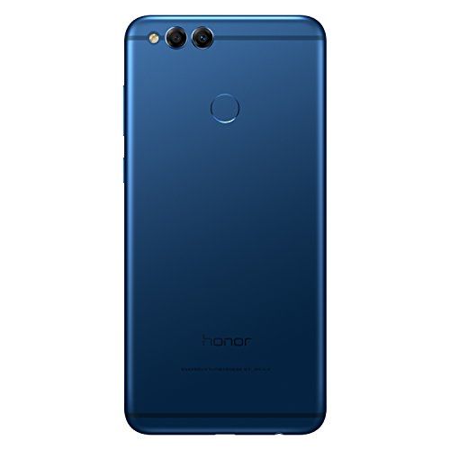  Honor 7X GSM Unlocked Smartphone 5.93” FullView Display, 16MP + 2MP Dual-Lens Camera, Dual SIM, Expandable Storage, Blue (US Warranty)