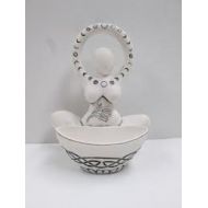 HonoringMotherEarth Moon Goddess ,Offering Bowl, moon cycle, ceremony, grain , Wiccan, Pagan, Altar,