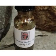 HonoringMotherEarth Lucky 7 Oil, Voodoo, Ritual, anointing, altar, Hoodoo, Conjure, Pagan, Wiccan